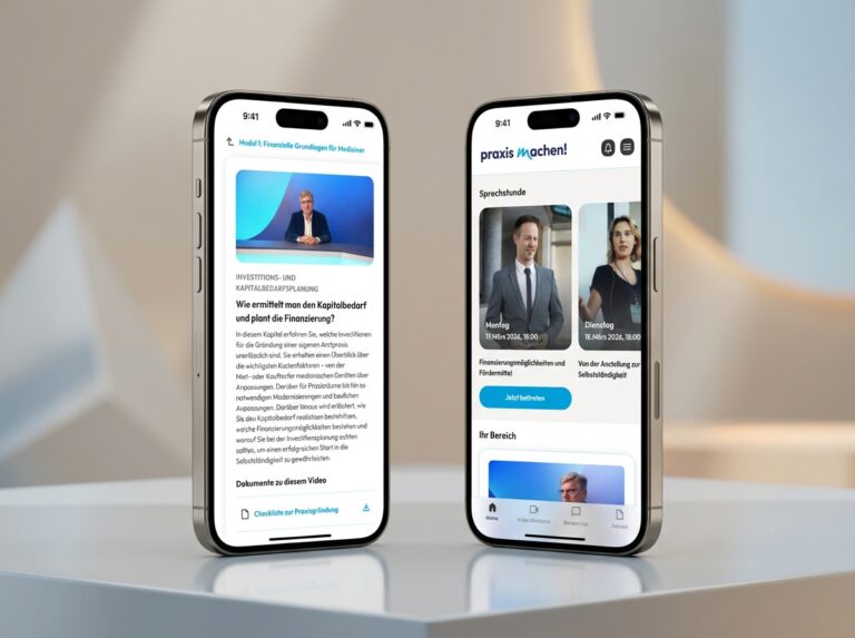 Schritt-für-Schritt-Anleitungen in der praxismachen! App